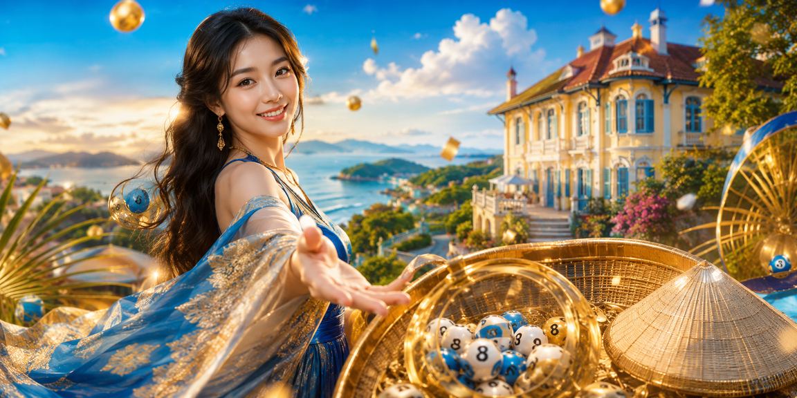 Cảnh chọn số xổ số tại Đà Lạt với hình ảnh nón lá và thiên nhiên xanh mát đặc trưng