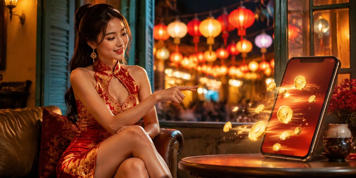Người dùng tại Huế dùng điện thoại truy cập casino trực tuyến bên ly cà phê buổi tối